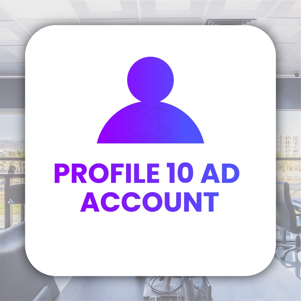 Profile (10 Personal ad account).